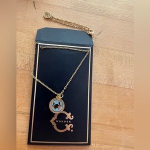 C Wonder Zodiac Gold Chain Cancer. Pastel blue